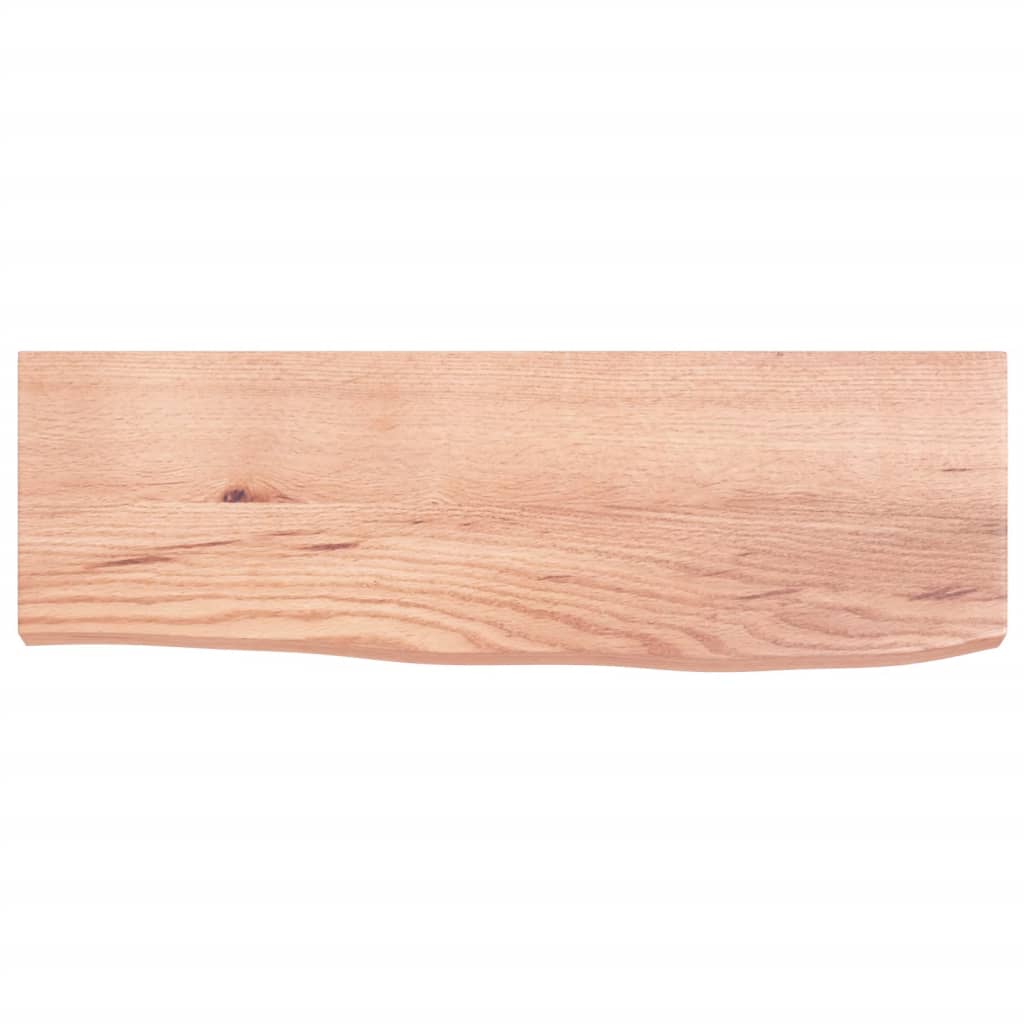 vidaXL Étagère murale marron clair 60x20x4 cm Chêne massif traité
