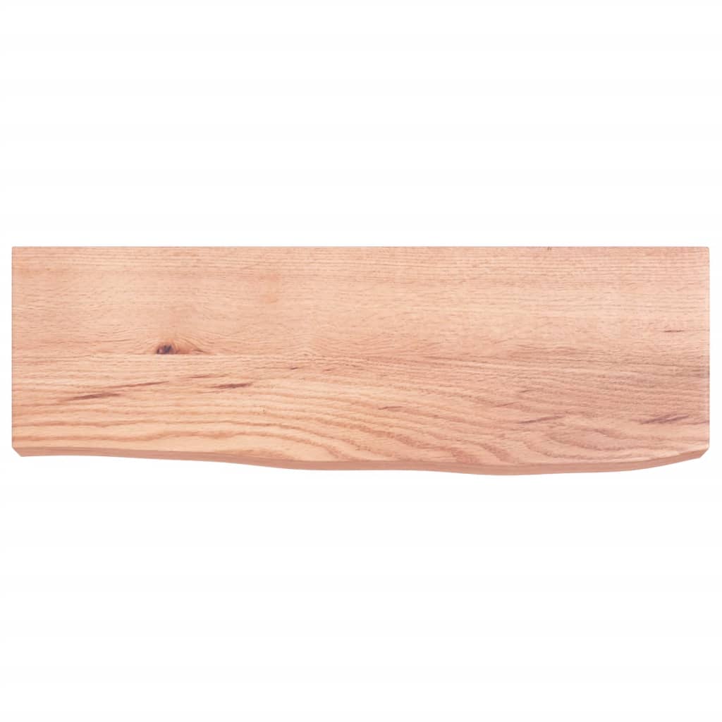 vidaXL Étagère murale marron clair 60x20x6 cm en chêne massif traité