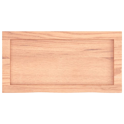 vidaXL Étagère murale marron clair 60x30x(2-6) cm en chêne massif traité
