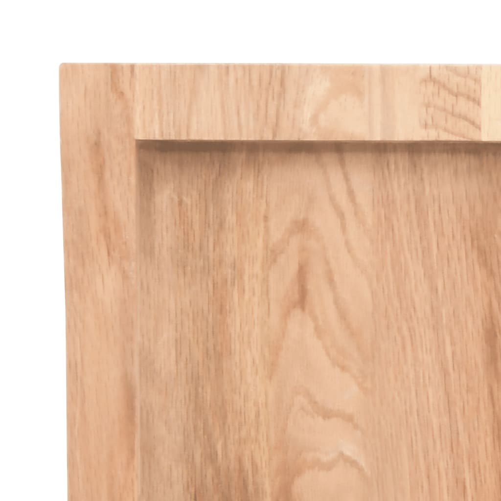 vidaXL Étagère murale marron clair 60x30x(2-6) cm en chêne massif traité