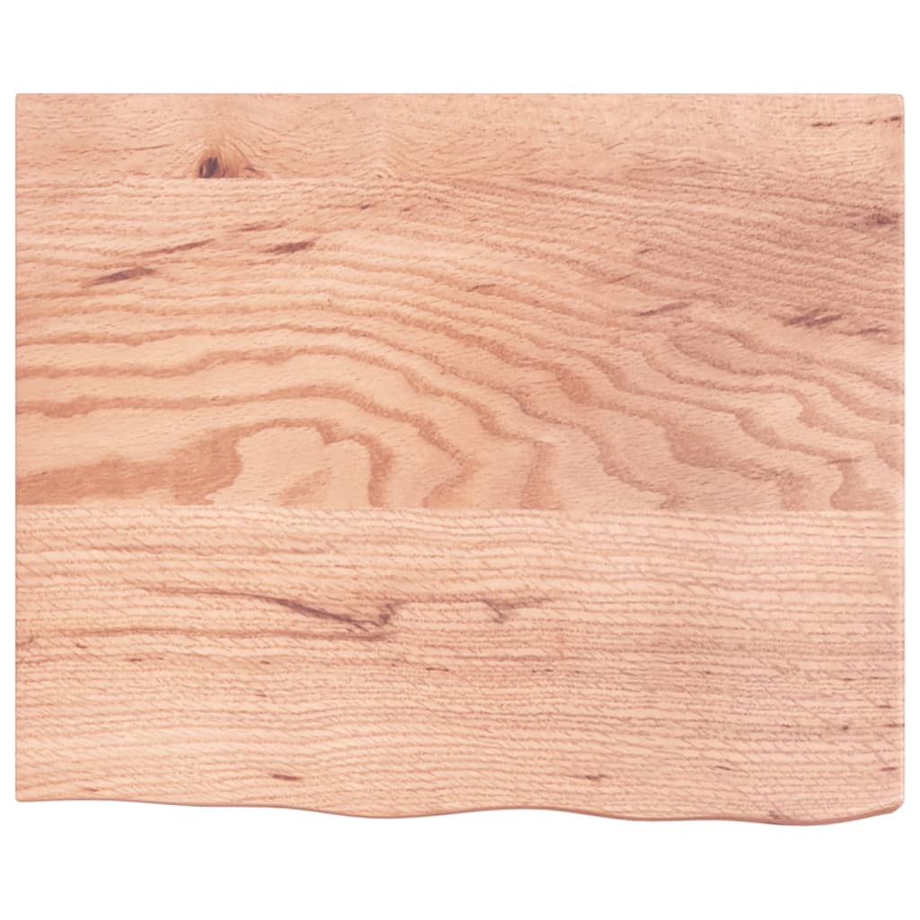 vidaXL Wandregal Hellbraun 60x50x(2-6) cm Massivholz Eiche Behandelt