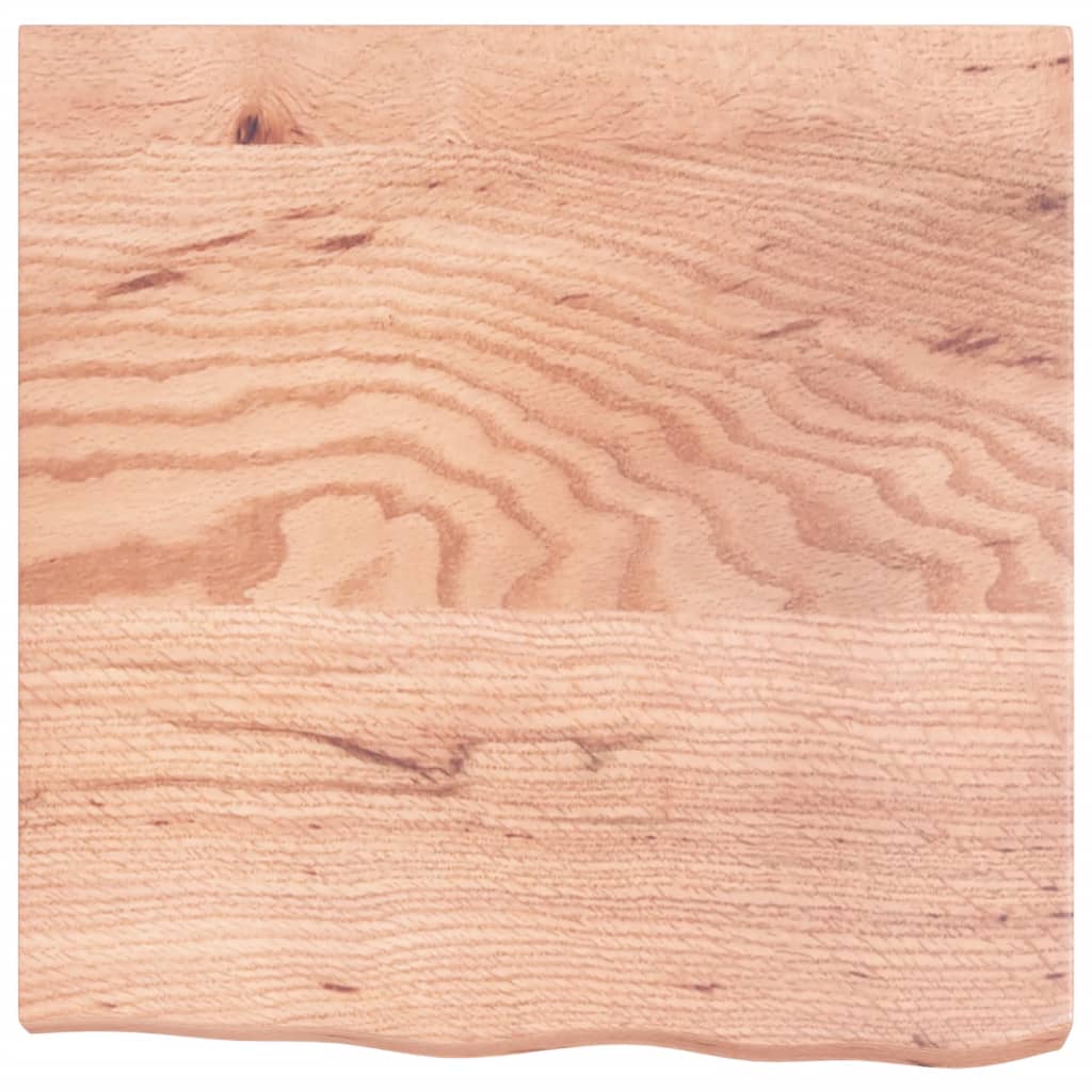 vidaXL Wandregal Hellbraun 60x60x(2-6) cm Massivholz Eiche Behandelt