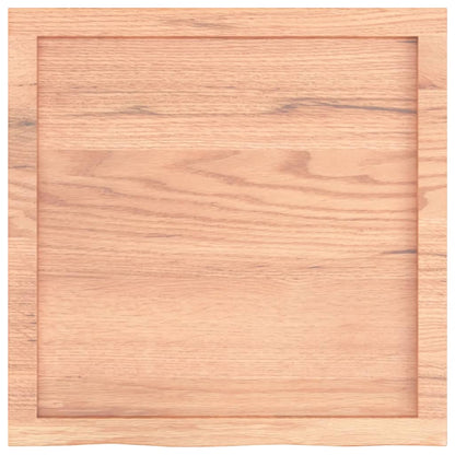 vidaXL Wandregal Hellbraun 60x60x(2-6) cm Massivholz Eiche Behandelt