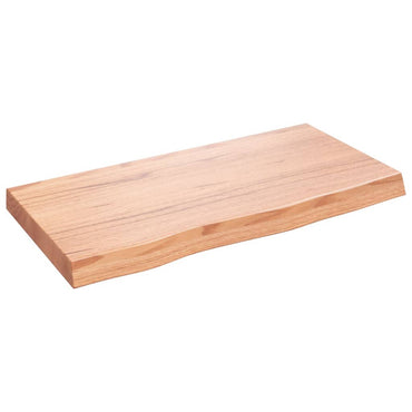 vidaXL Wandregal Hellbraun 80x40x(2-6) cm Massivholz Eiche Behandelt