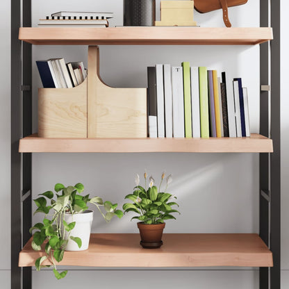 vidaXL Wandregal Hellbraun 80x40x(2-6) cm Massivholz Eiche Behandelt