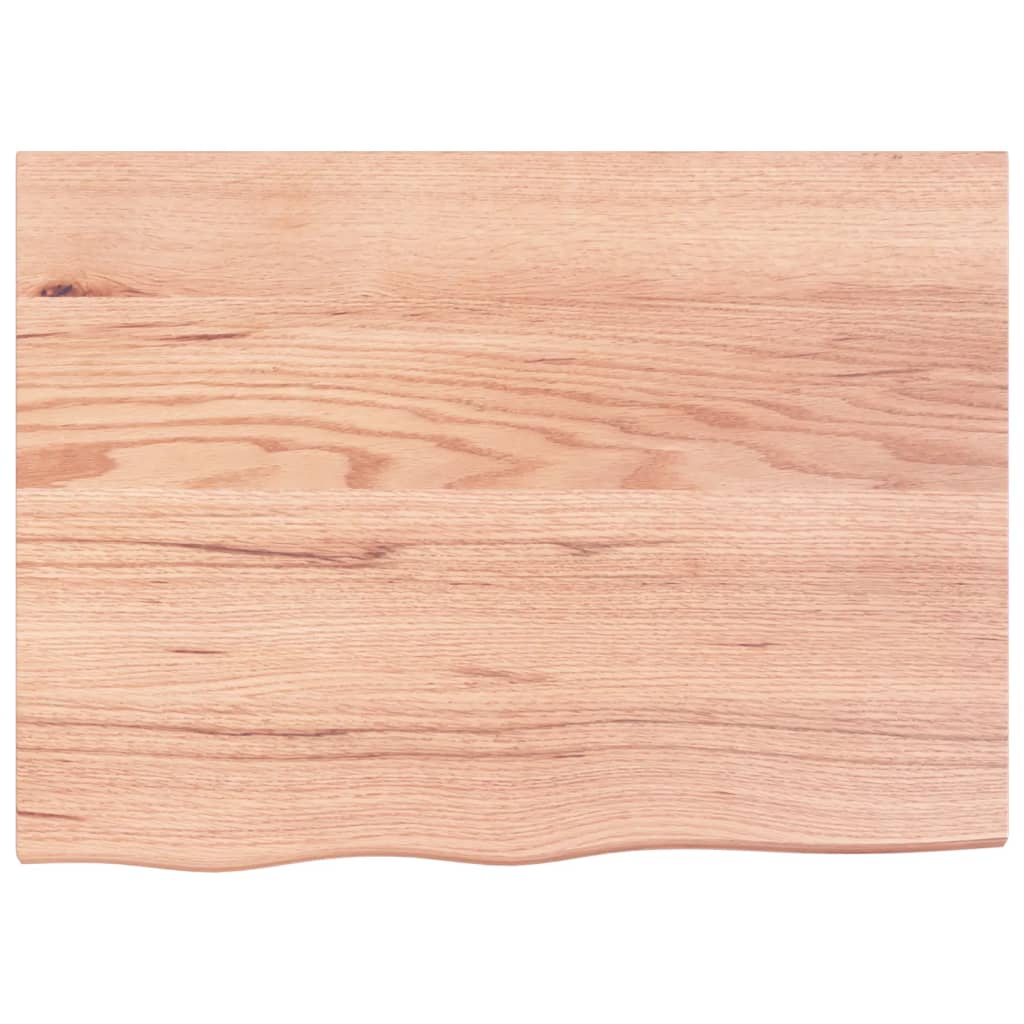 vidaXL Étagère murale marron clair 80x60x(2-4) cm bois de chêne massif traité