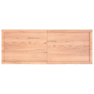 vidaXL Wandregal Hellbraun 160x60x(2-4) cm Massivholz Eiche Behandelt