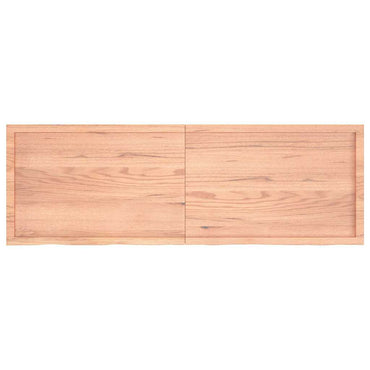 vidaXL Étagère murale Chêne massif clair 180x60x(2-4) cm traité