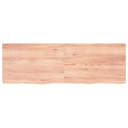 vidaXL Wandregal Hellbraun 180x60x(2-6) cm Massivholz Eiche Behandelt