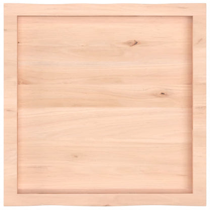 vidaXL Tischplatte 60x60x(2-4) cm Massivholz Unbehandelt Baumkante