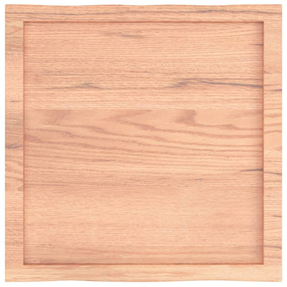 vidaXL Tischplatte 60x60x(2-4) cm Massivholz Behandelt Baumkante