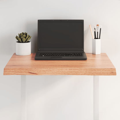 vidaXL Tischplatte 60x60x(2-4) cm Massivholz Behandelt Baumkante