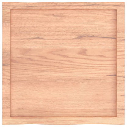 vidaXL Tischplatte 60x60x(2-6) cm Massivholz Behandelt Baumkante
