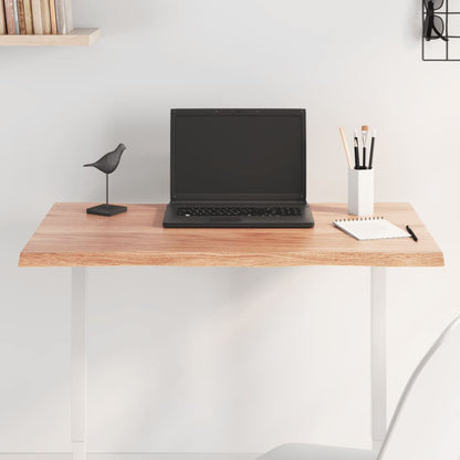 vidaXL Plateau de table 80x40x2 cm Chêne massif Traité Chant naturel