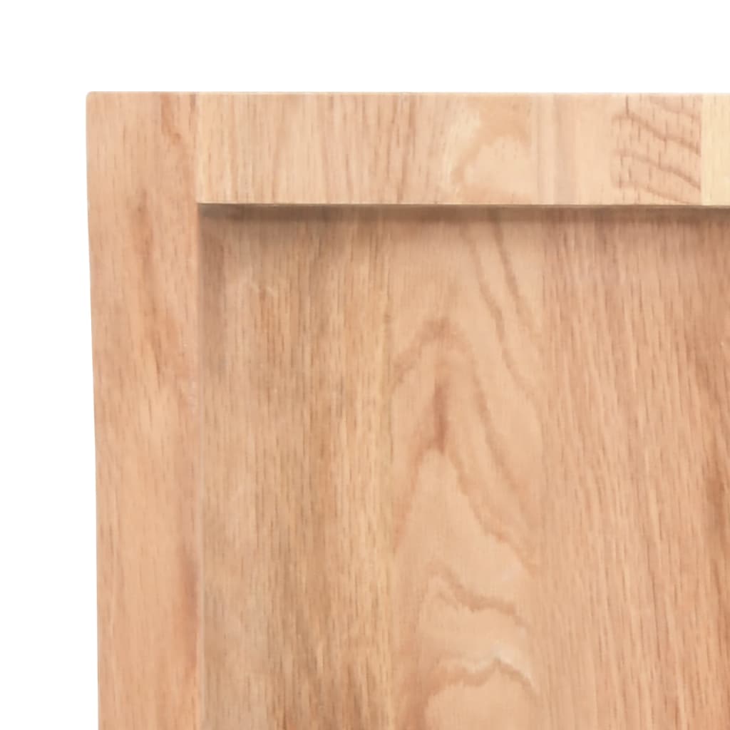 vidaXL Plateau de table 80x60x(2-4) cm Bois massif traité Bords naturels