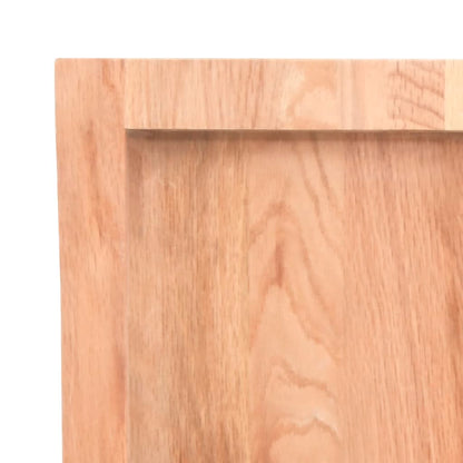 vidaXL Plateau de table 100x60x(2-4) cm Bois massif traité Bords naturels