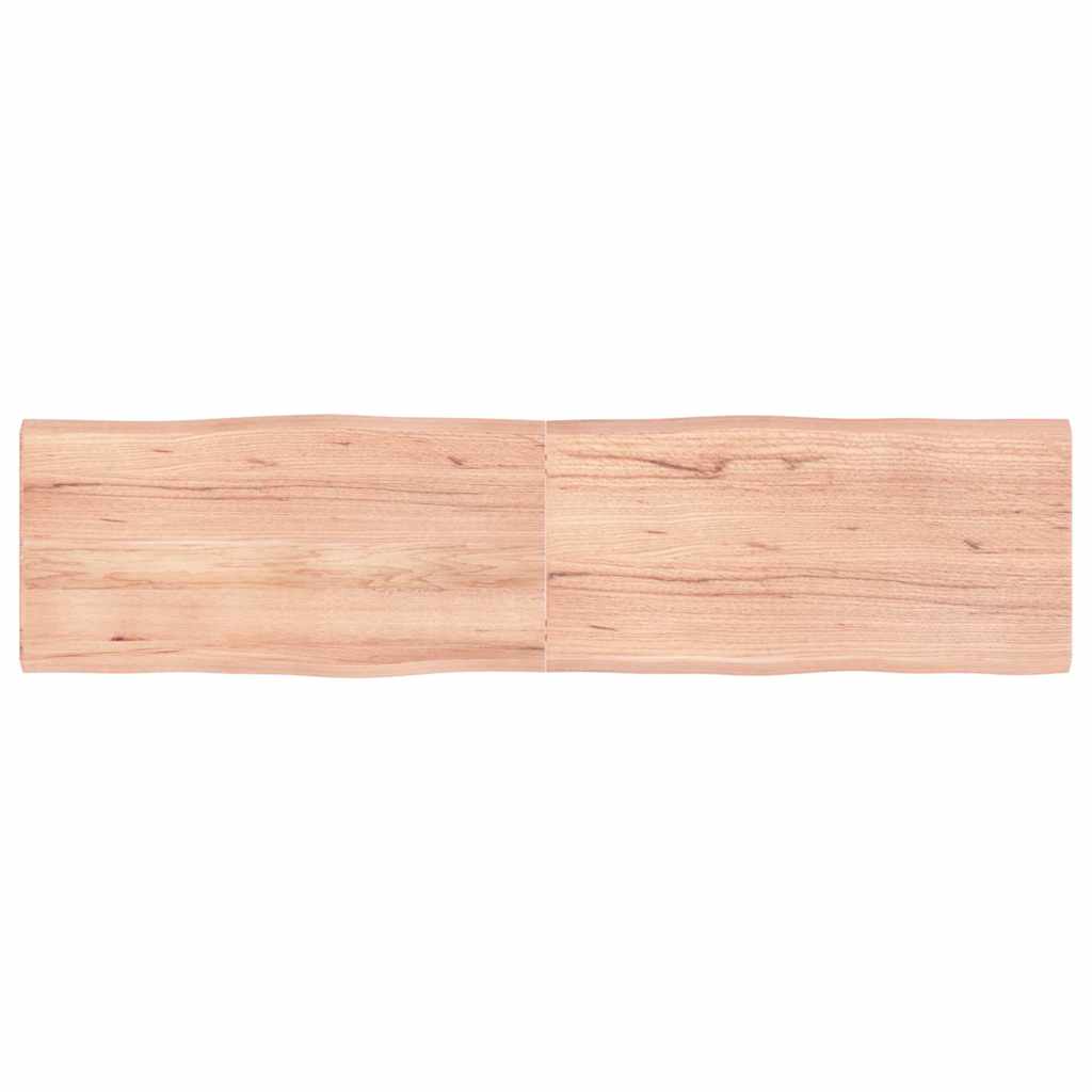 vidaXL Tischplatte 160x40x(2-4) cm Massivholz Behandelt Baumkante