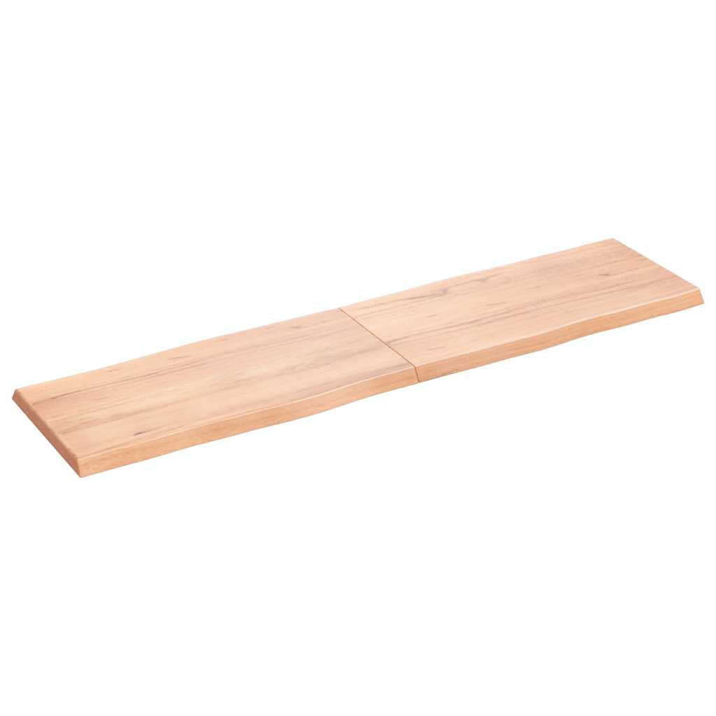 vidaXL Tischplatte 160x40x(2-4) cm Massivholz Behandelt Baumkante