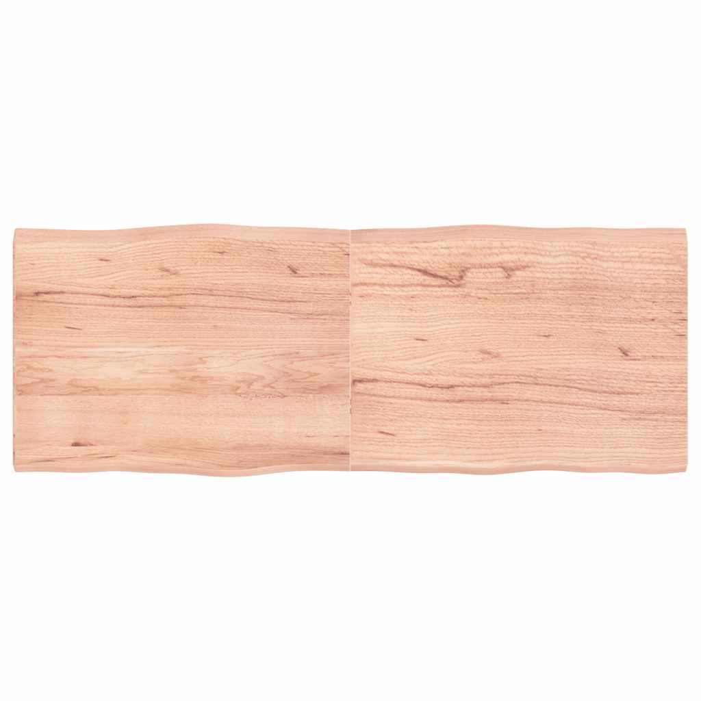 vidaXL Tischplatte 160x60x(2-4) cm Massivholz Behandelt Baumkante