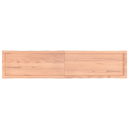 vidaXL Tischplatte 180x40x(2-6) cm Massivholz Behandelt Baumkante