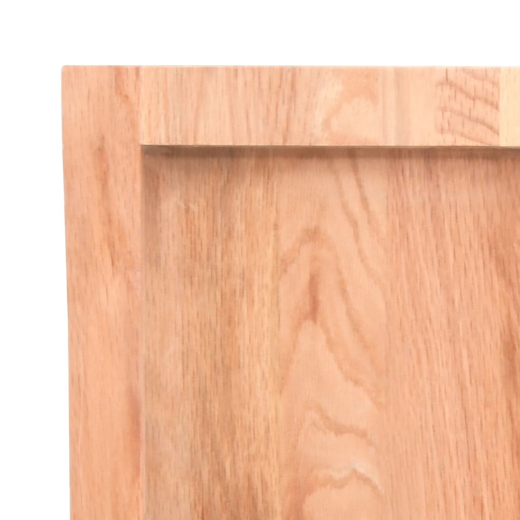 vidaXL Tischplatte 180x40x(2-6) cm Massivholz Behandelt Baumkante
