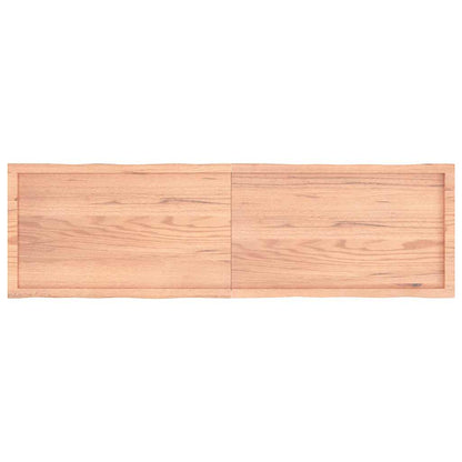 vidaXL Tischplatte 180x50x(2-4) cm Massivholz Behandelt Baumkante