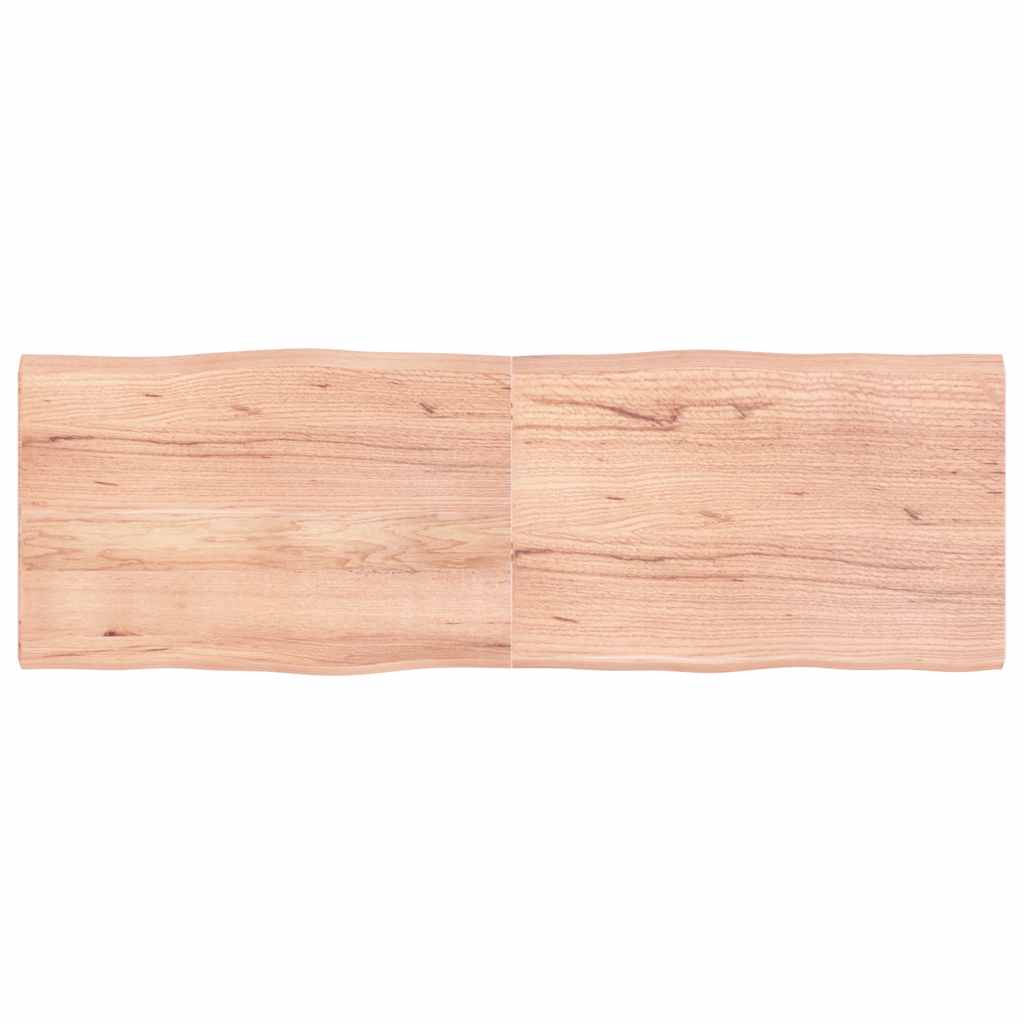vidaXL Tischplatte 180x60x(2-4) cm Massivholz Behandelt Baumkante