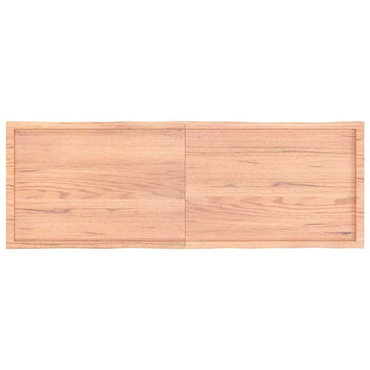 vidaXL Tischplatte 180x60x(2-4) cm Massivholz Behandelt Baumkante