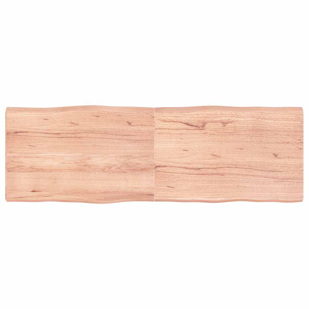 vidaXL Tischplatte 180x60x(2-6) cm Massivholz Behandelt Baumkante