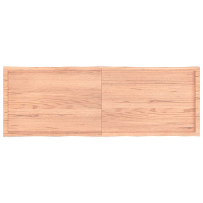 vidaXL Tischplatte 180x60x(2-6) cm Massivholz Behandelt Baumkante
