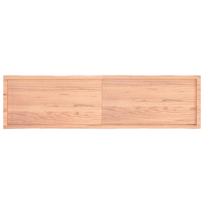 vidaXL Tischplatte 200x50x(2-4) cm Massivholz Behandelt Baumkante