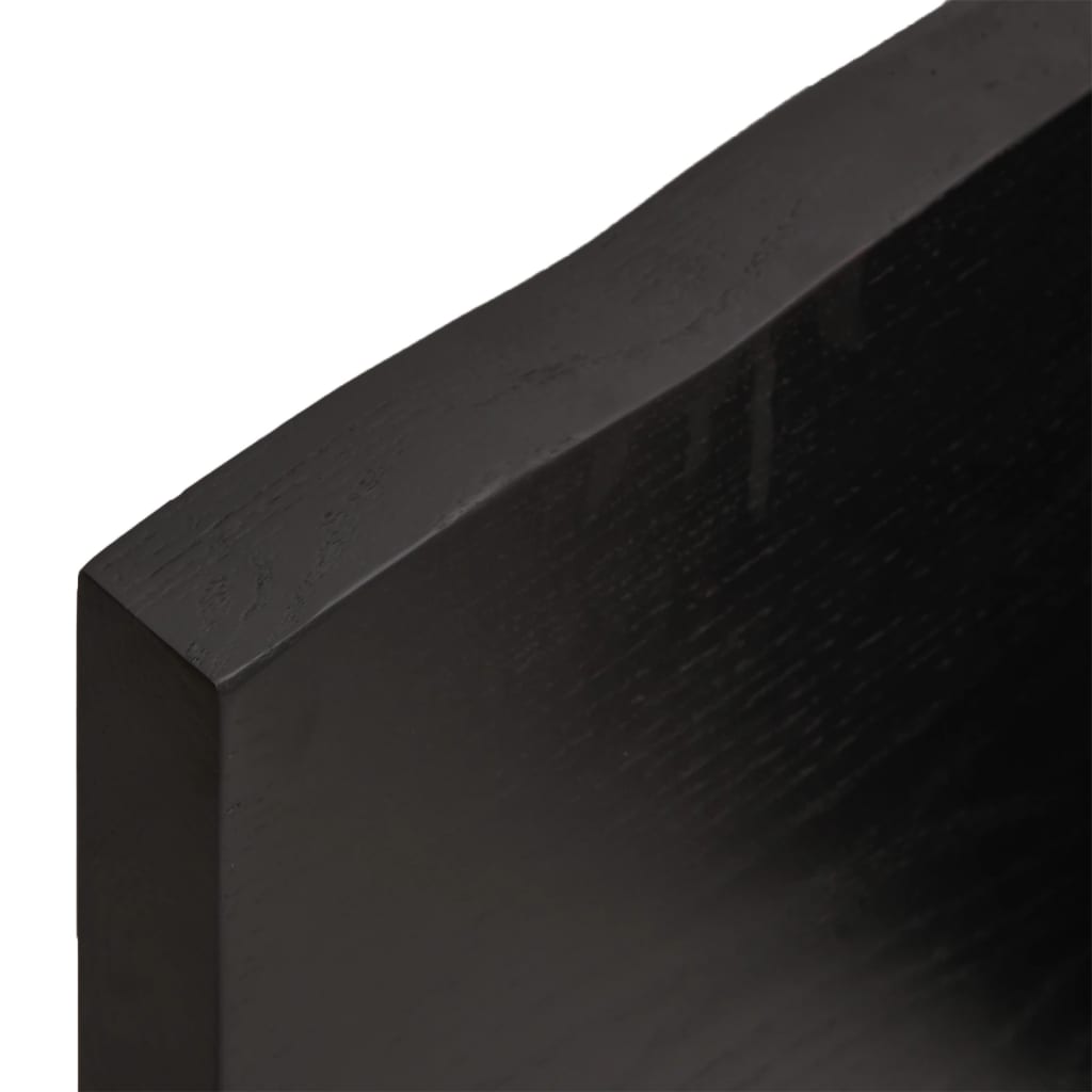 vidaXL Plateau de table 60x40x(2-4) cm bois massif bords naturels traité