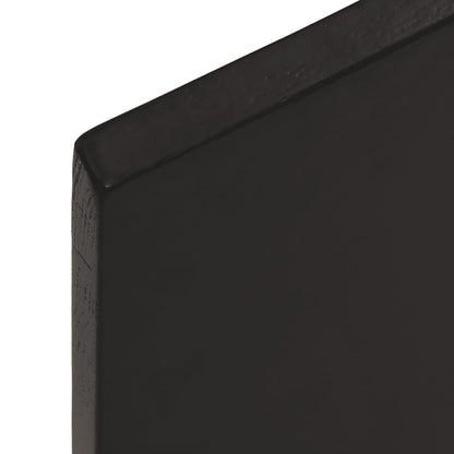 vidaXL Plateau de table 80x40x2 cm Chêne massif Traité Chant naturel