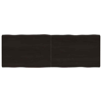 vidaXL Tischplatte 140x50x(2-4) cm Massivholz Behandelt Baumkante