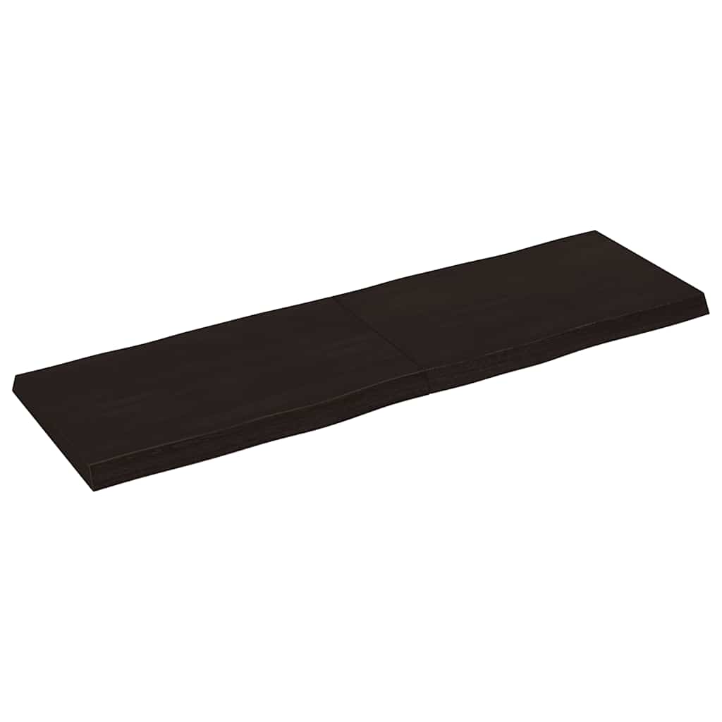 vidaXL Tischplatte 160x50x(2-6) cm Massivholz Behandelt Baumkante