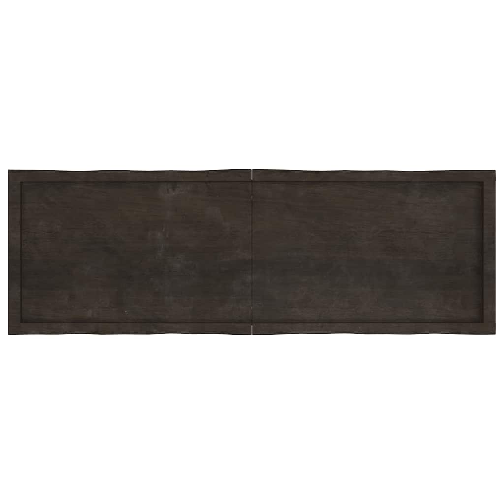 vidaXL Tischplatte 160x50x(2-6) cm Massivholz Behandelt Baumkante