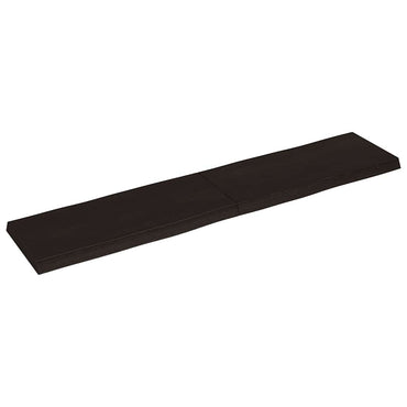 vidaXL Tischplatte 180x40x(2-6) cm Massivholz Behandelt Baumkante