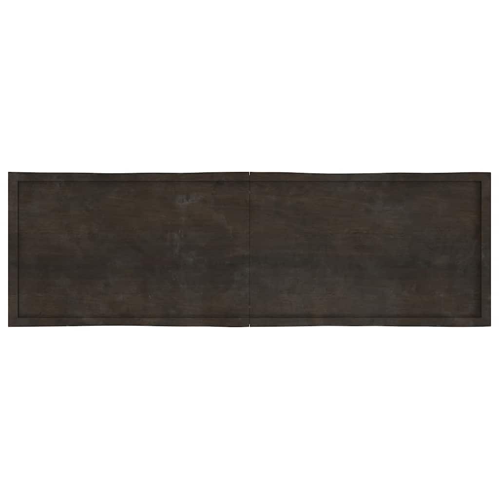 vidaXL Tischplatte 200x60x(2-4) cm Massivholz Behandelt Baumkante