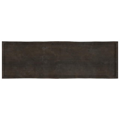 vidaXL Tischplatte 200x60x(2-4) cm Massivholz Behandelt Baumkante