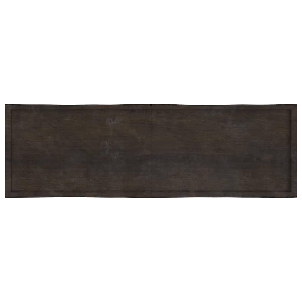 vidaXL Tischplatte 200x60x(2-6) cm Massivholz Behandelt Baumkante
