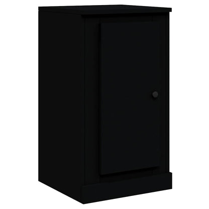 vidaXL Sideboards 3 Stk. Schwarz Holzwerkstoff
