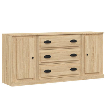 vidaXL Commodes 3 pcs. Aggloméré chêne sonoma