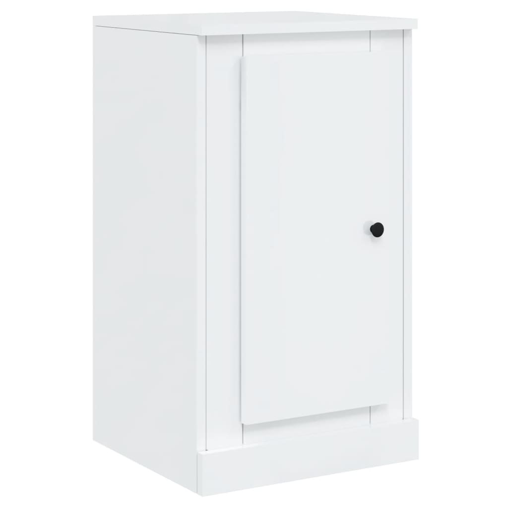 vidaXL Buffets 3 pcs Blanc brillant Bois d'ingénierie
