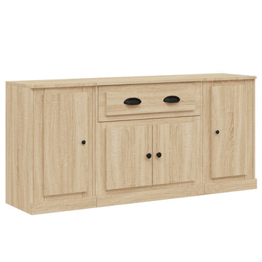 vidaXL Commodes 3 pcs. Aggloméré chêne sonoma