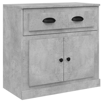 vidaXL Sideboards 3 Stk. Betongrau Holzwerkstoff