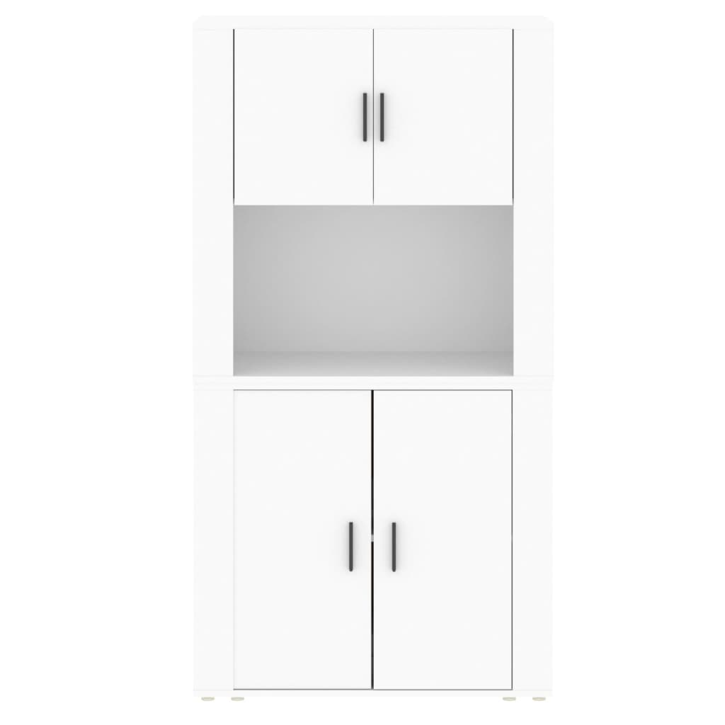 vidaXL Highboard blanc Bois d'ingénierie