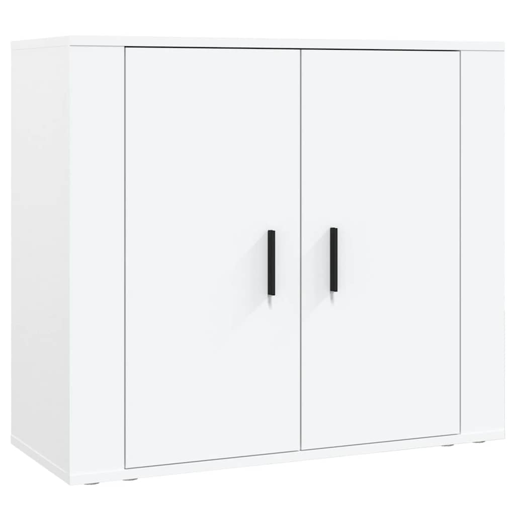 vidaXL Highboard blanc Bois d'ingénierie