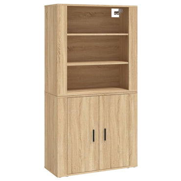 vidaXL Highboard en aggloméré coloris chêne Sonoma