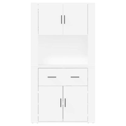 vidaXL Highboard blanc Bois d'ingénierie