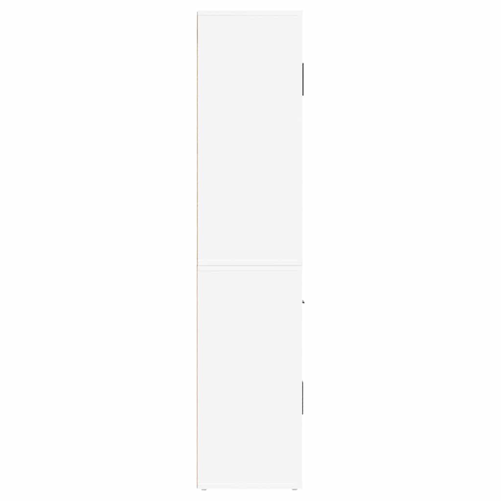 vidaXL Highboard blanc Bois d'ingénierie